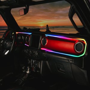 Jeep Gladiator JT LED Dash Strip Kit - Interior - ORACLE Lighting - Dynamic ColorSHIFT - `20-`23